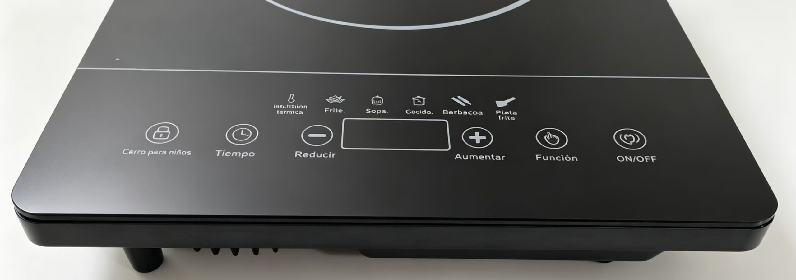 H069449cdbdc74485a4bf66f9acac3c5br Cja Single Burner Touch Control Countertop Induction Cooker