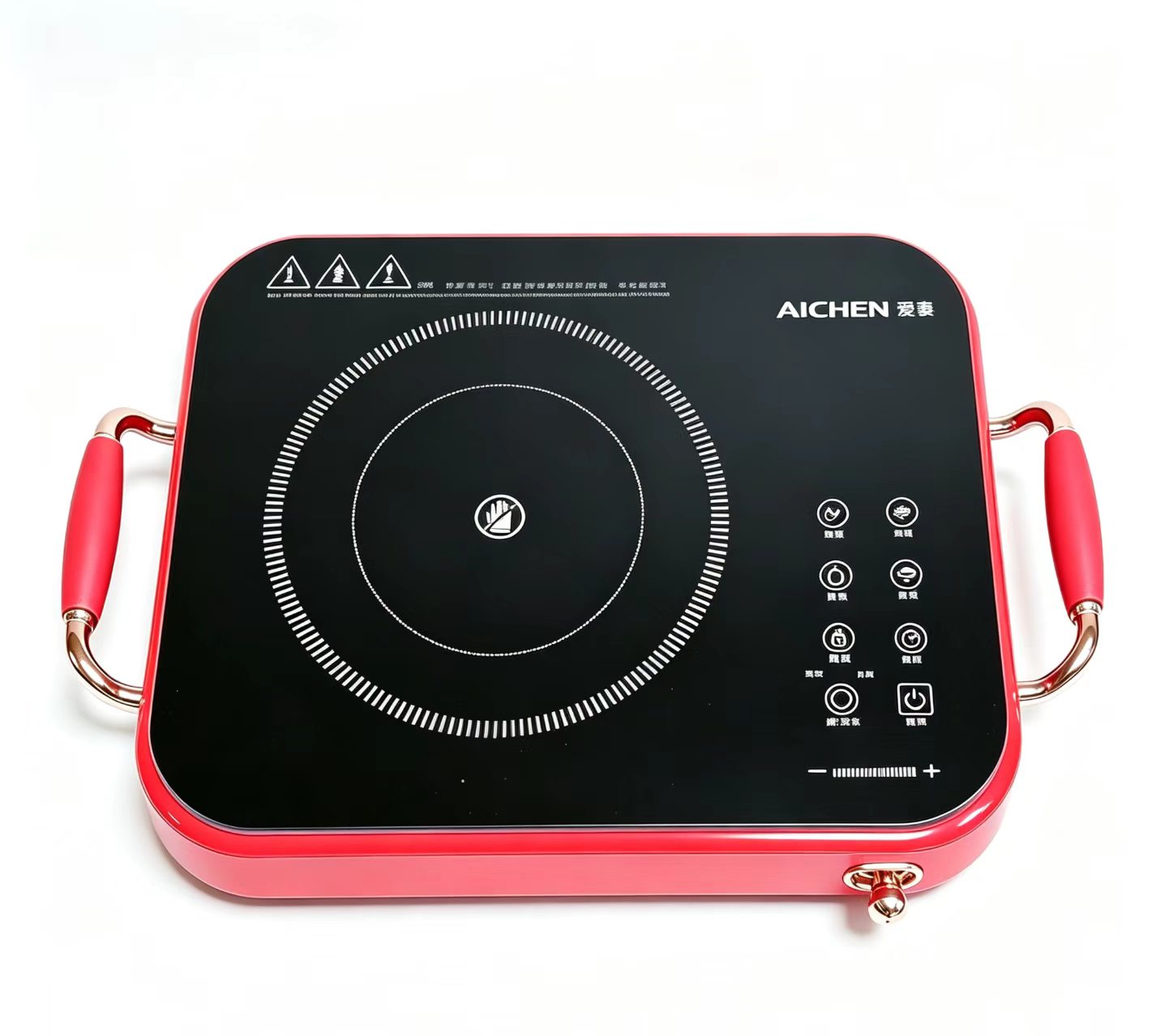 H0e661b582aad4bb9b90f7a35478dc9c64 Portable Electric Ceramic Hob 2200W Stainless Steel Cooktop
