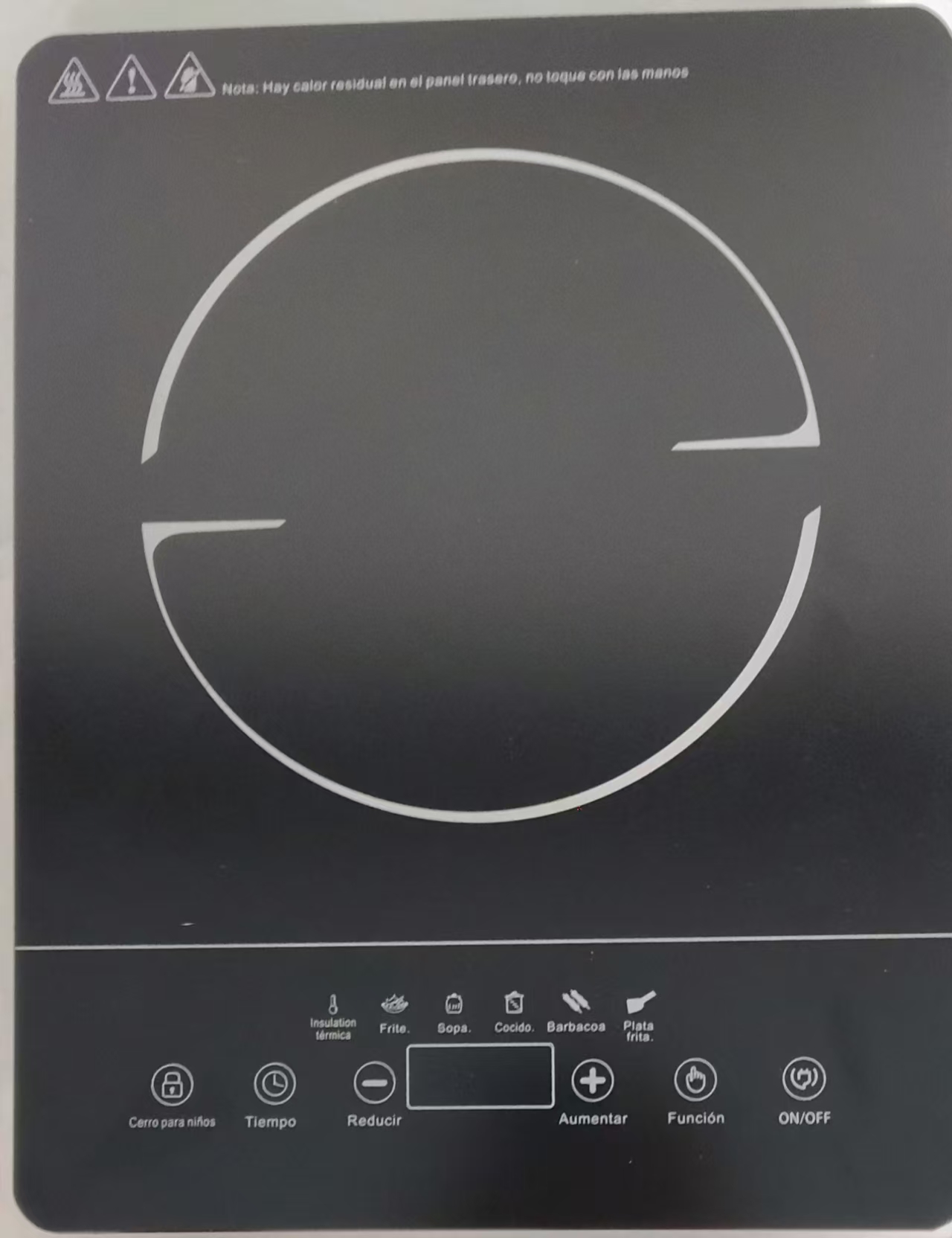 H10a1ae0c1e994eeb85d90298fdff31e1t-8 Cja Single Burner Touch Control Countertop Induction Cooker