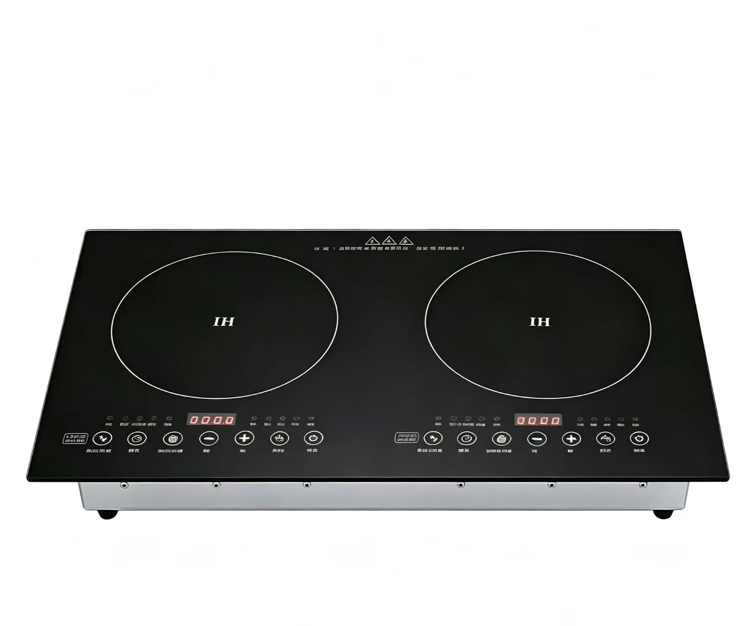 H2f49582536c34dcbab502235fd779070Z-8 Built-in Double Burner Electric Induction Cooktop With Touch Control
