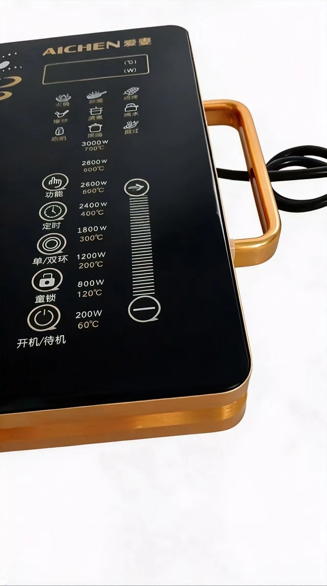H310927542acd4a4bab1c13f7c80343abW CJA 1 Burner Electric Ceramic Hob With Stainless Steel Surface
