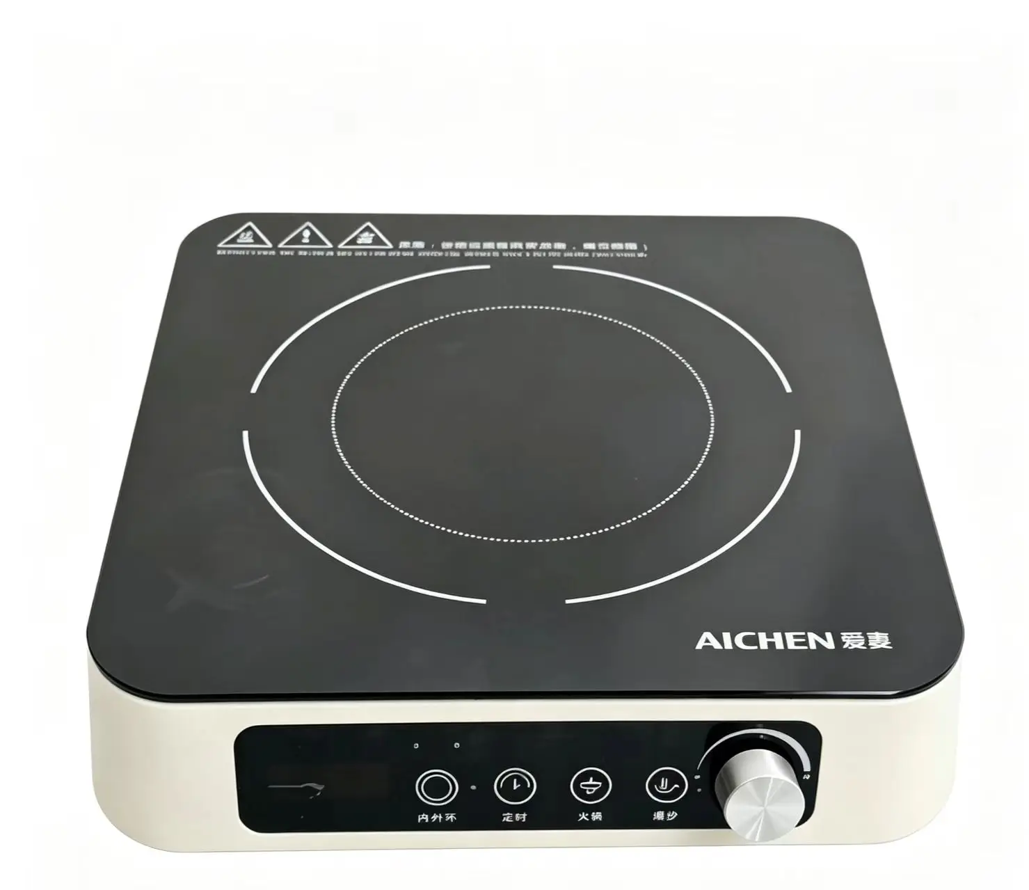 H4b4552c8db854de396a15f3c605d9674Z CJA Portable 1 Burner Smooth Ceramic Electric Pottery Stove