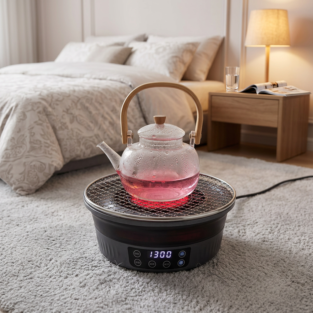 H5bae0a2e8aee4f178233bafc3d626575s Portable Electric Ceramic Tea Stove with Touch Control