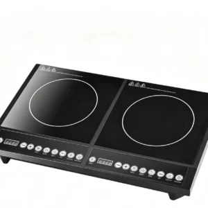 Portable Double Burner Induction Cooker with Touch Control