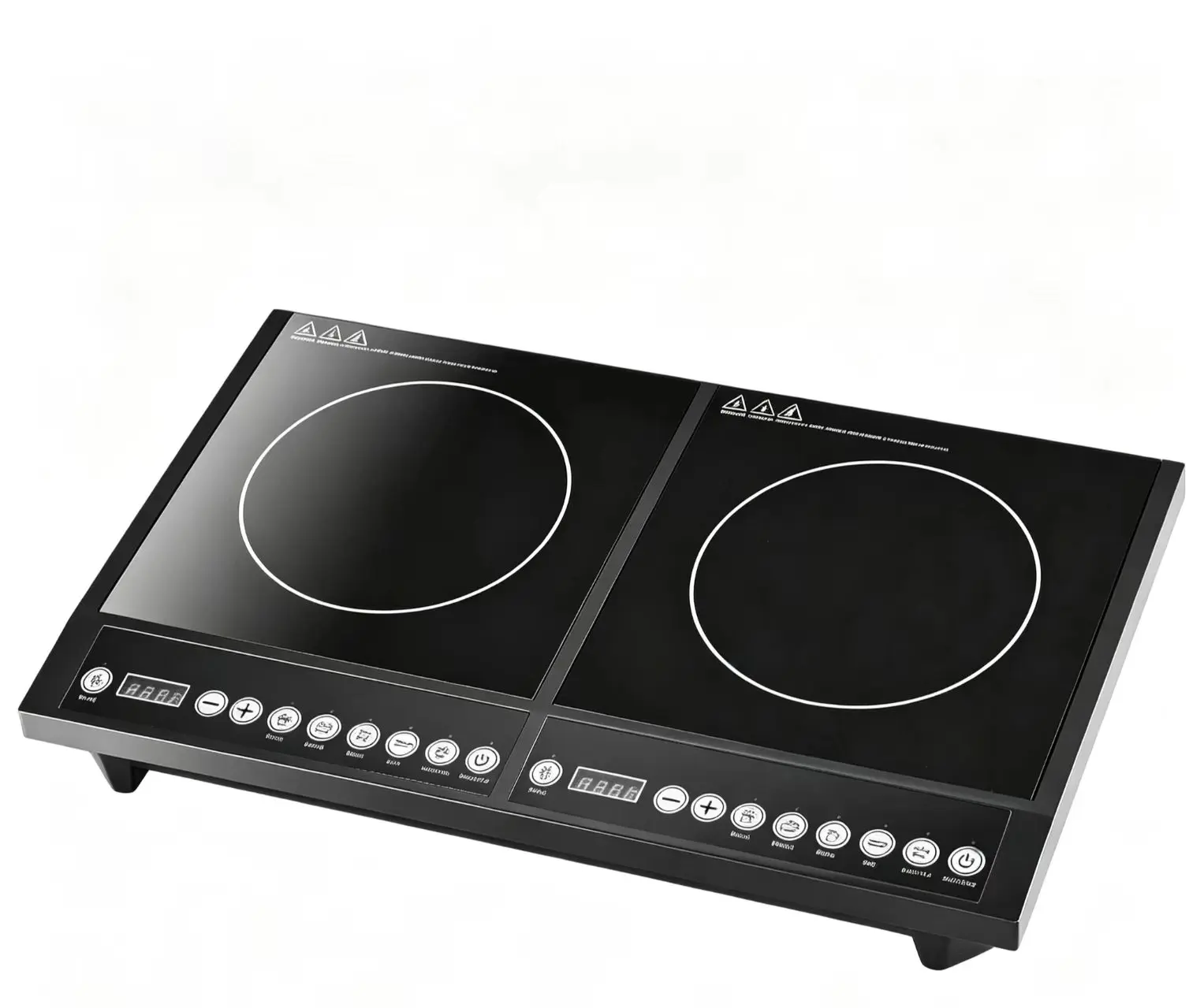 H84780b88f3a34e01b96636a6a53a503b7-8 Portable Double Burner Induction Cooker with Touch Control