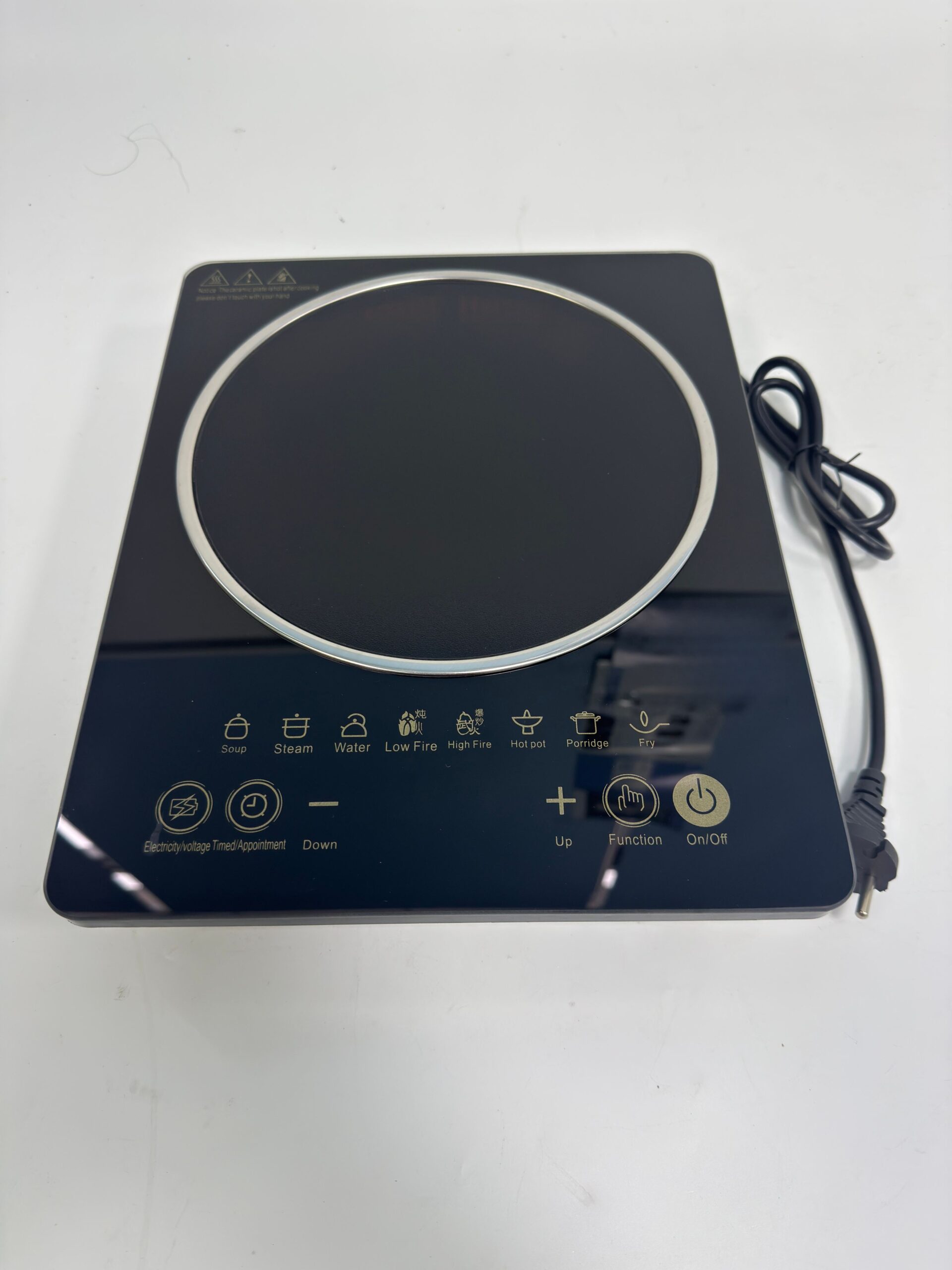 H8f7d7468e61c4dc59111f474e43802bf0-1 Cja Single Burner Electric Induction Cooker With Touch Control