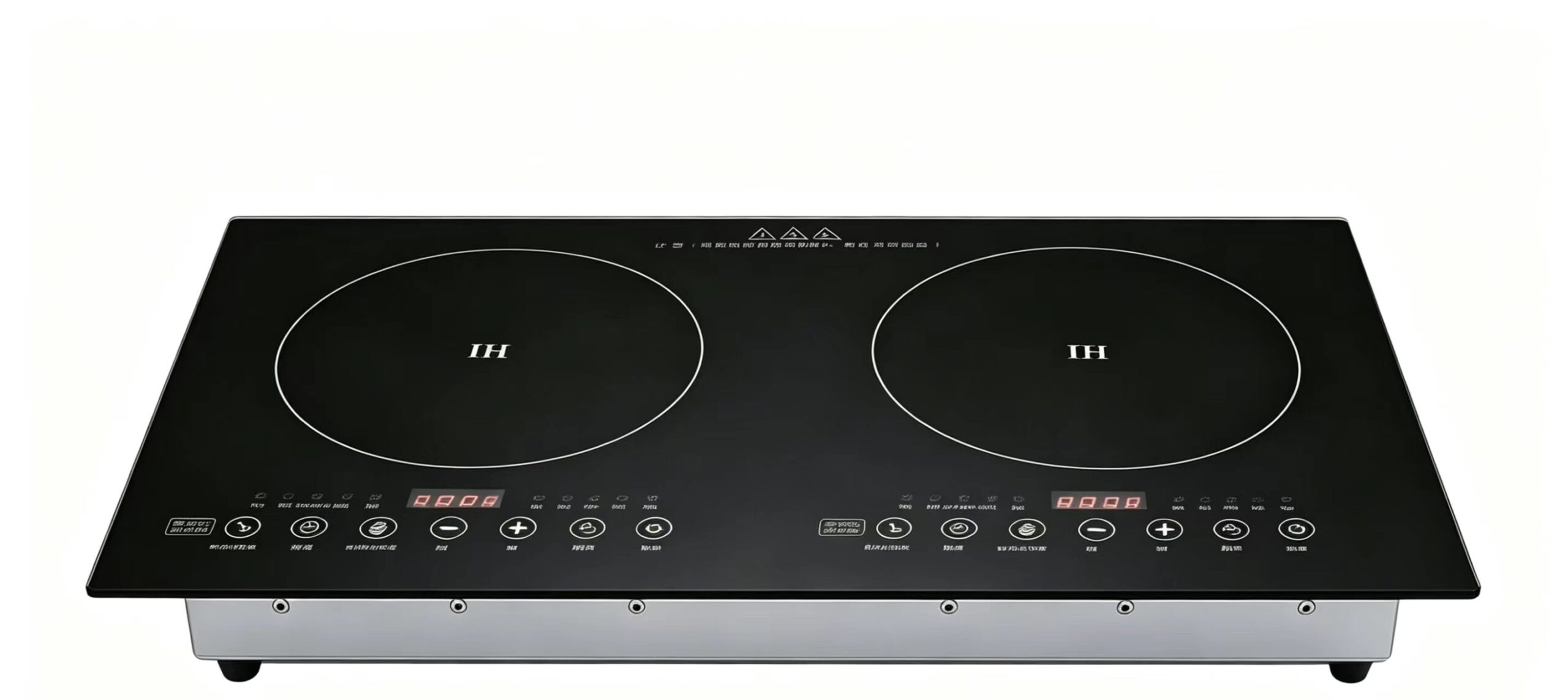 Ha112b14d254a48968eb59eaa4db2f1e2L Built-in Double Burner Electric Induction Cooktop With Touch Control