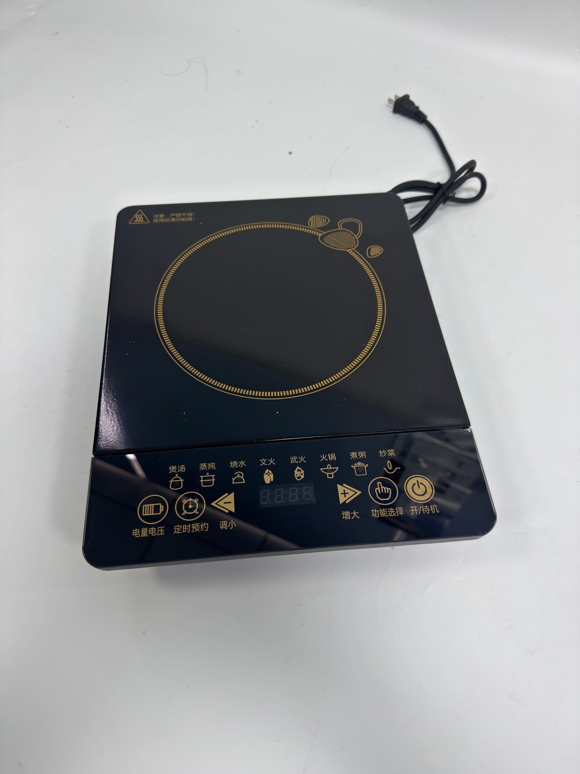 Ha1aa4a7dfdc84e0fa50d14a6e9a63c58E Cja Single Burner Electric Induction Cooker With Touch Control