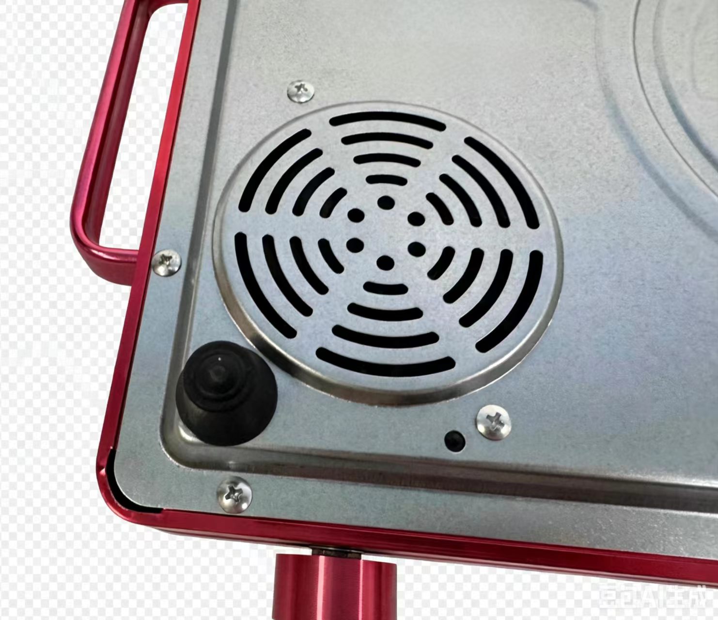 Hb4a92b0f7de84013885435eaa7feac512 CJA Portable Smooth Ceramic Electric Cooktop With Knob Control