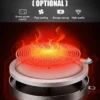 Hbf1c1fd9999e4f3080402bb3e841ba7eS CJA Portable 1 Burner Smooth Ceramic Electric Pottery Stove