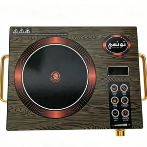 Portable Electric Ceramic Cooktop with Knob Control