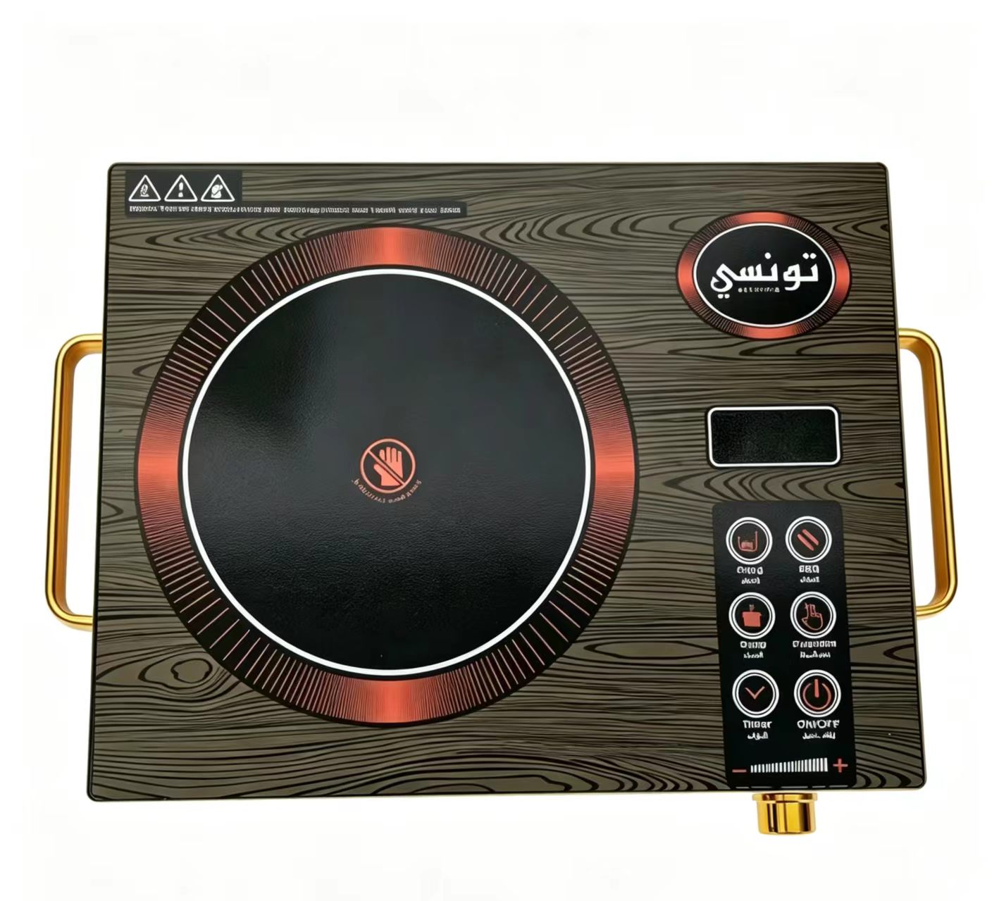 Hd3e7ce74b672427f9056c0ba24deda2dC Portable Electric Ceramic Cooktop with Knob Control