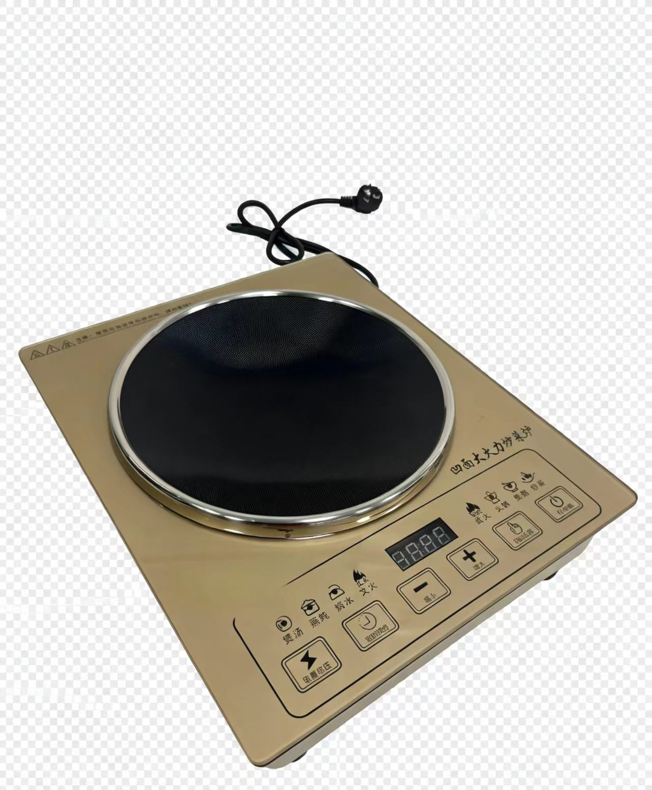 Hdb3437b1ddfd4ddfbe62c0ff4ff0affdD High Power Single Burner Induction Cooker With Dual Cooling Fans