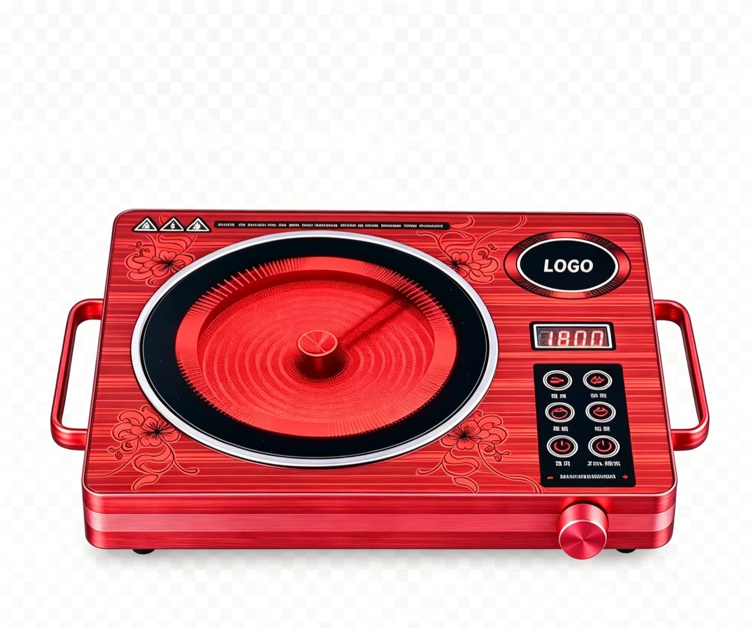 Hdd33900743b042599866df47d3843113s CJA Portable Smooth Ceramic Electric Cooktop With Knob Control