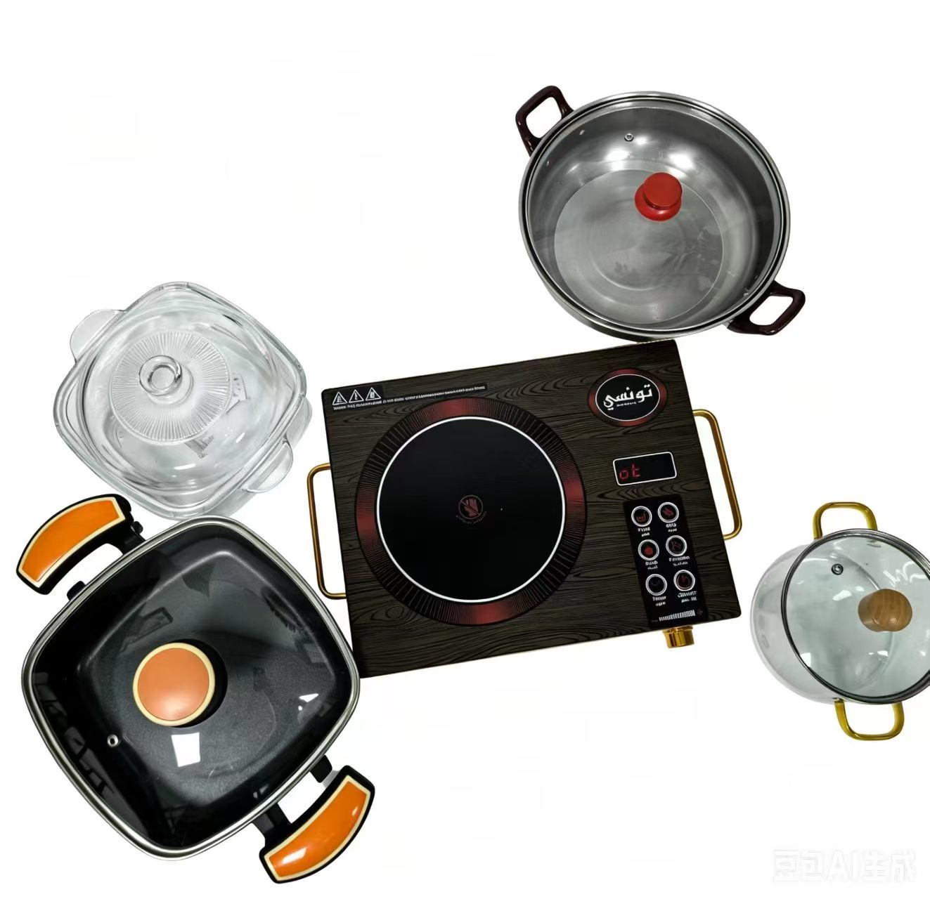 Hdea5e3da4e95469d9e40a5f323ebd7541 Portable Electric Ceramic Cooktop with Knob Control