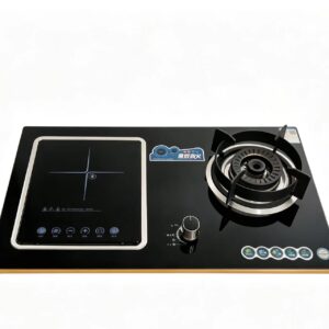 CJA 2 Burner Electric Ceramic And Gas Combination Stove