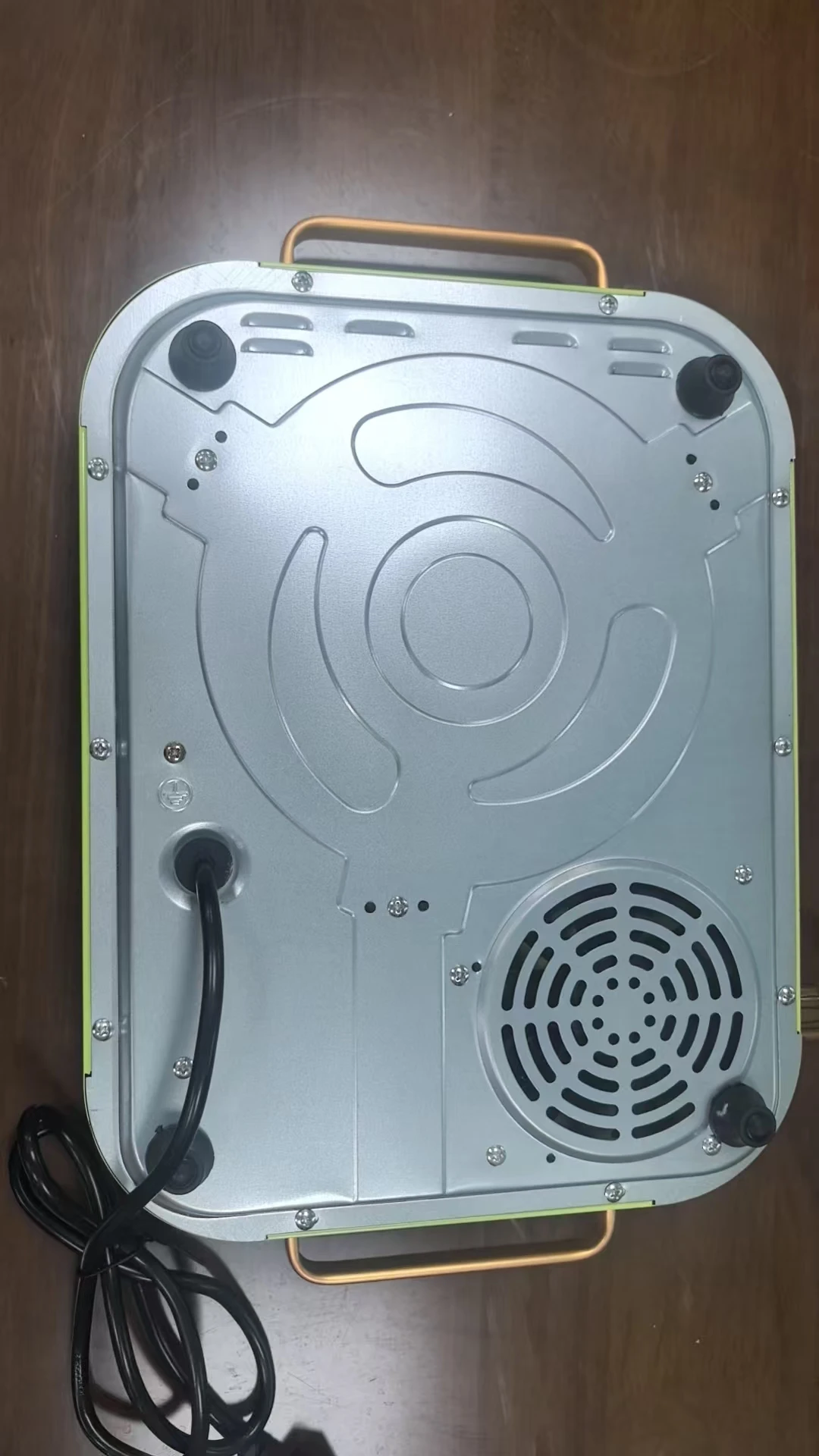 CJA Portable Electric Ceramic Hob With Stainless Steel Surface